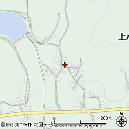 京都府綾部市上八田町薬師前周辺の地図