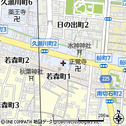 鶴岡屋 本店周辺の地図