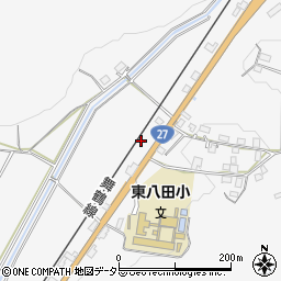 京都府綾部市上杉町（大田）周辺の地図