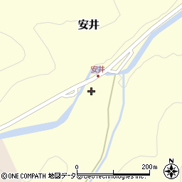 兵庫県養父市安井615周辺の地図