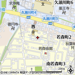 岐阜県大垣市南若森町668周辺の地図