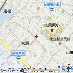 愛知県丹羽郡扶桑町高雄定松郷186周辺の地図