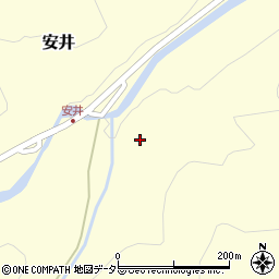 兵庫県養父市安井382周辺の地図