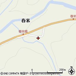 鳥取県八頭郡若桜町舂米215周辺の地図