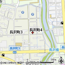 岐阜県大垣市長沢町4丁目30周辺の地図
