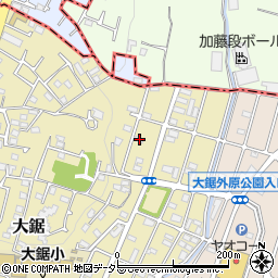神奈川県藤沢市大鋸1030-8周辺の地図