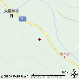 滋賀県高島市朽木中牧419周辺の地図
