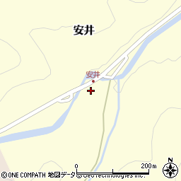 兵庫県養父市安井610周辺の地図