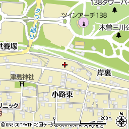 愛知県一宮市光明寺小路東116周辺の地図