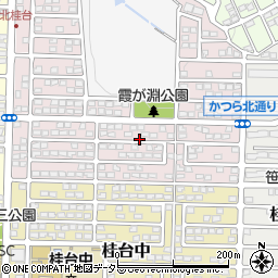 神奈川県横浜市栄区桂台北周辺の地図