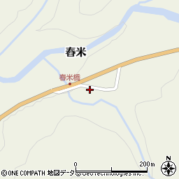 鳥取県八頭郡若桜町舂米219周辺の地図