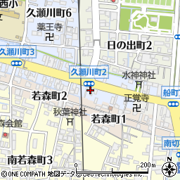 岐阜県大垣市久瀬川町2丁目56周辺の地図