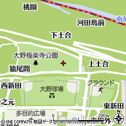 愛知県一宮市浅井町大野中土合周辺の地図