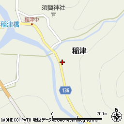 兵庫県養父市稲津243周辺の地図