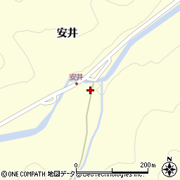 兵庫県養父市安井598周辺の地図