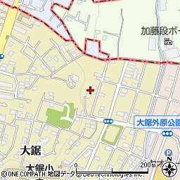 神奈川県藤沢市大鋸1132-1周辺の地図