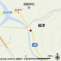 兵庫県養父市稲津219周辺の地図