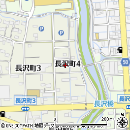 岐阜県大垣市長沢町4丁目29周辺の地図