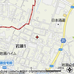 ベルピア鎌倉６周辺の地図