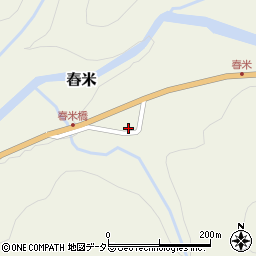 鳥取県八頭郡若桜町舂米207周辺の地図