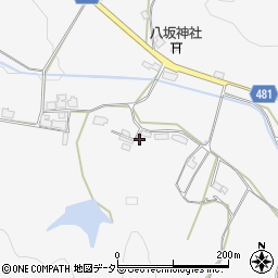 京都府綾部市上杉町（久保ノ上）周辺の地図
