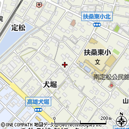 愛知県丹羽郡扶桑町高雄定松郷184周辺の地図