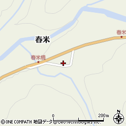 鳥取県八頭郡若桜町舂米205周辺の地図