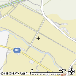 京都府綾部市白道路町（岸本）周辺の地図