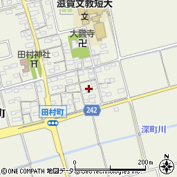 滋賀県長浜市田村町周辺の地図