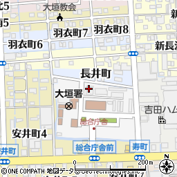 西濃総合庁舎西濃県税事務所周辺の地図