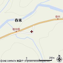 鳥取県八頭郡若桜町舂米209周辺の地図