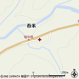 鳥取県八頭郡若桜町舂米202周辺の地図