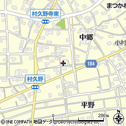 愛知県江南市村久野町中郷48周辺の地図