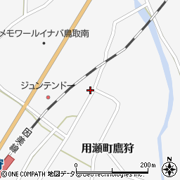 鳥取県鳥取市用瀬町鷹狩673周辺の地図