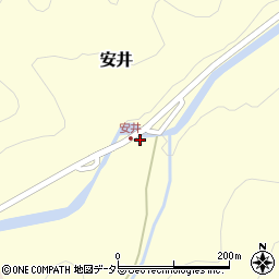 兵庫県養父市安井603周辺の地図