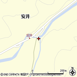 兵庫県養父市安井590周辺の地図