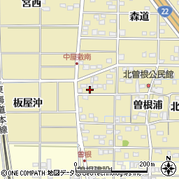 愛知県一宮市北方町北方北曽根5-3周辺の地図