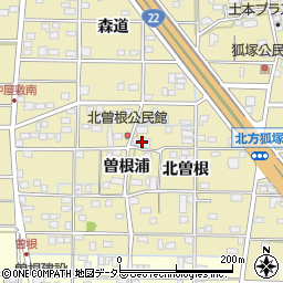 愛知県一宮市北方町北方北曽根35周辺の地図