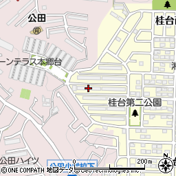 桂台団地４号棟周辺の地図