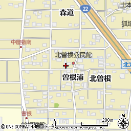 愛知県一宮市北方町北方北曽根25-1周辺の地図
