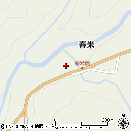 鳥取県八頭郡若桜町舂米46周辺の地図