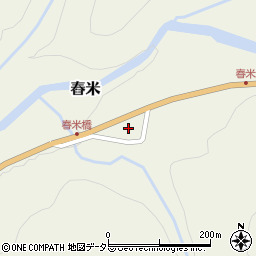 鳥取県八頭郡若桜町舂米206周辺の地図