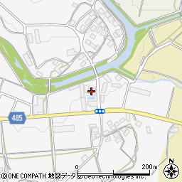 綾部市立会館物部会館周辺の地図