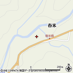 鳥取県八頭郡若桜町舂米42周辺の地図