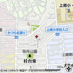 神奈川県横浜市栄区桂台東7周辺の地図