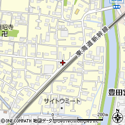 神奈川県平塚市寺田縄137-1周辺の地図