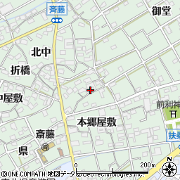 愛知県丹羽郡扶桑町斎藤本郷屋敷125周辺の地図