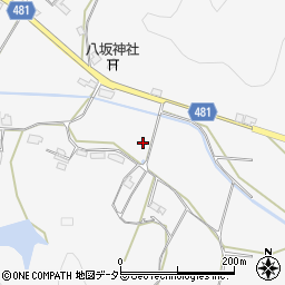 京都府綾部市上杉町（久保ノ下）周辺の地図