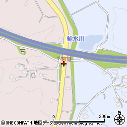 下宮田周辺の地図