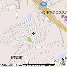 岐阜県多治見市昭栄町周辺の地図
